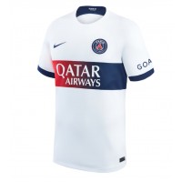 Billiga Paris Saint-Germain Bradley Barcola #29 Borta fotbollskläder 2023-24 Kortärmad